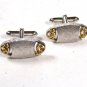 Silvertone & Goldtone 2 Tone Cufflinks by SWANK 102215