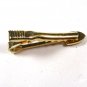 Gold Tone Shovel Tie Clasp Unbranded 4 Triangles In Large Triangle.111715