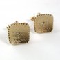 Vintage Goldtone & Rhinestone ?? Cufflinks 51917