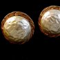 Vintage Goldtone & Pearlized Cufflinks