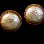 Vintage Goldtone & Pearlized Cufflinks