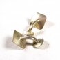 Great Lookiing Dressy Silvertone & Black Cufflinks Unbranded 101515