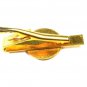 Vintage Gold Tone & Enameled Number 4 Tie Clasp Unbranded.111715