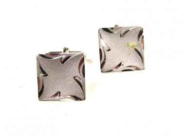 Vintage Sterling Silver Mid Century Modern Cufflinks By ANSON 122315