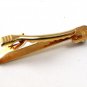 Vintage Gold Tone & Bluish Purplish Shiney Tie Clasp 102816