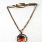 Vintage Gold Tone Fly Fishing Tie Clasp Unbranded 52116