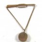Vintage Gold Tone Fly Fishing Tie Clasp Unbranded 52116