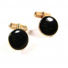 Gold Tone & Red Cufflinks by SWANK 12415a