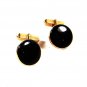Gold Tone & Red Cufflinks by SWANK 12415a