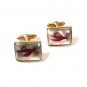 Vintage Gold Tone White Lucite Fishing Lure Cufflinks Unbranded 7116