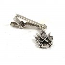 Vintage Silver Tone Coat of Arms Tie Clasp By ANSON PAT. PEND. 3117