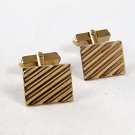 Vintage Gold Tone Cufflinks By SWANK 92316