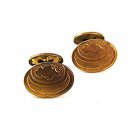 New Old Store Stock Edwardian / Victorian Gold Tone Cufflinks 92416d