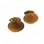 New Old Store Stock Edwardian / Victorian Gold Tone Cufflinks 92416d