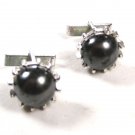 Silvertone & Gray Cufflinks by SWANK 101515
