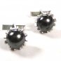 Silvertone & Gray Cufflinks by SWANK 101515