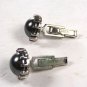 Silvertone & Gray Cufflinks by SWANK 101515
