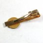 Vintage Gold Tone & Red TREE TOP Apple Tie Clasp By LEAVENS CO 53016