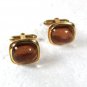Gold Tone & Glittery Copperish Dress Cufflinks by CORRECT QUALITY 11816
