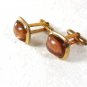 Gold Tone & Glittery Copperish Dress Cufflinks by CORRECT QUALITY 11816