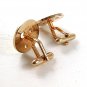 Vintage Gold Tone Cufflinks By SWANK 121916