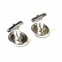 Vintage Silver Tone Initial / Letter D Cufflinks Unbranded 122315