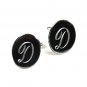 Vintage Silver Tone Initial / Letter D Cufflinks Unbranded 122315
