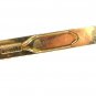 Large Vintage Goldtone Tie Clasp By HADLEY 42616