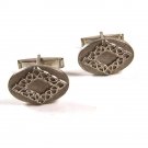 Silver Tone Cufflinks by TRIANGLE 12415
