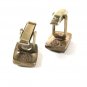 Vintage Mexican Sterling Silver & Abalone Cufflinks By M,A. 41416a