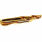 Goldtone Drill Bit Tie Clasp Unbranded 32116