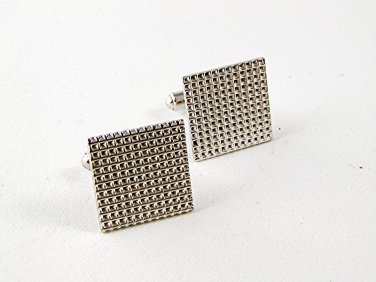 Vintage Silver Tone Cufflinks 102716