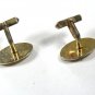Vintage Goldtone Cufflinks by SWANK 10115