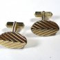 Vintage Goldtone Cufflinks by SWANK 10115