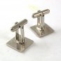 Vintage Silvertone Dress Cufflinks 6917