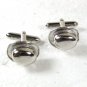 Silver Tone Top Hat aka Derby Hat Cufflinks Unbranded 12016