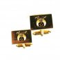 Vintage Goldtone Shriner Cufflinks By HADLEY Made in U.S.A. 32617