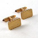 Vintage Classic Gold Tone Cufflinks By KREMENTZ 102616