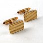 Vintage Classic Gold Tone Cufflinks By KREMENTZ 102616