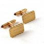 Vintage Classic Gold Tone Cufflinks By KREMENTZ 102616