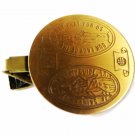 1950's - 1960's Gold Tone Catholic St. Christopher Tie Clasp Unbranded 22916