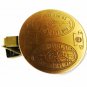 1950's - 1960's Gold Tone Catholic St. Christopher Tie Clasp Unbranded 22916