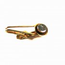 Vintage Goldtone & Red Tie Clasp By PIONEER 32116