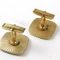 Gold Tone & Black Bumble Bee Cufflinks PAT NO. 2472958 111516