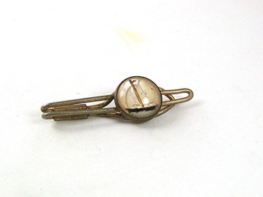 1930's Silvertone Sailboat Tie Clasp 53117