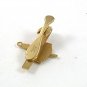 1965 Goldtone School Key Charm Tie Clasp By HICKOK USA 32117