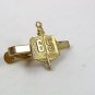 1965 Goldtone School Key Charm Tie Clasp By HICKOK USA 32117