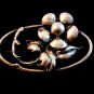 Vintage Sterling Silver Flower Brooch 012012013cdef