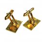 Gold Tone Cufflinks by HADLEY U.S.A. 102915