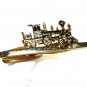 Goldtone Train / locomotive Tie Clasp by Hickok USA 82515
